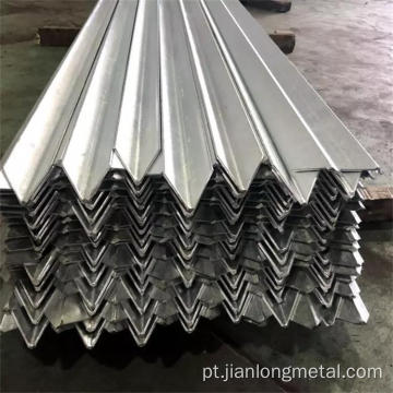 Barra de aço ângulo galvanizado SS400